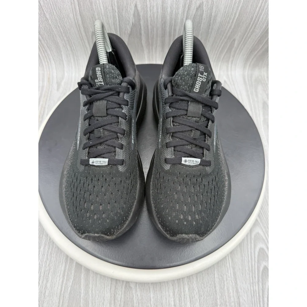 Brooks Ghost 16 GTX Gore-tex Womens Size 7 Black Running Shoes 1204191B020